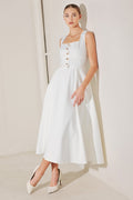 SUMMER SOCIAL WOVEN MIDI DRESS