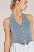 CITY TO COAST WOVEN MIDI DRESS