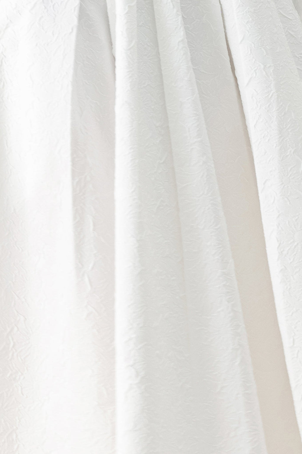 Echo in White Woven Midi Dress