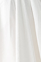 Echo in White Woven Midi Dress