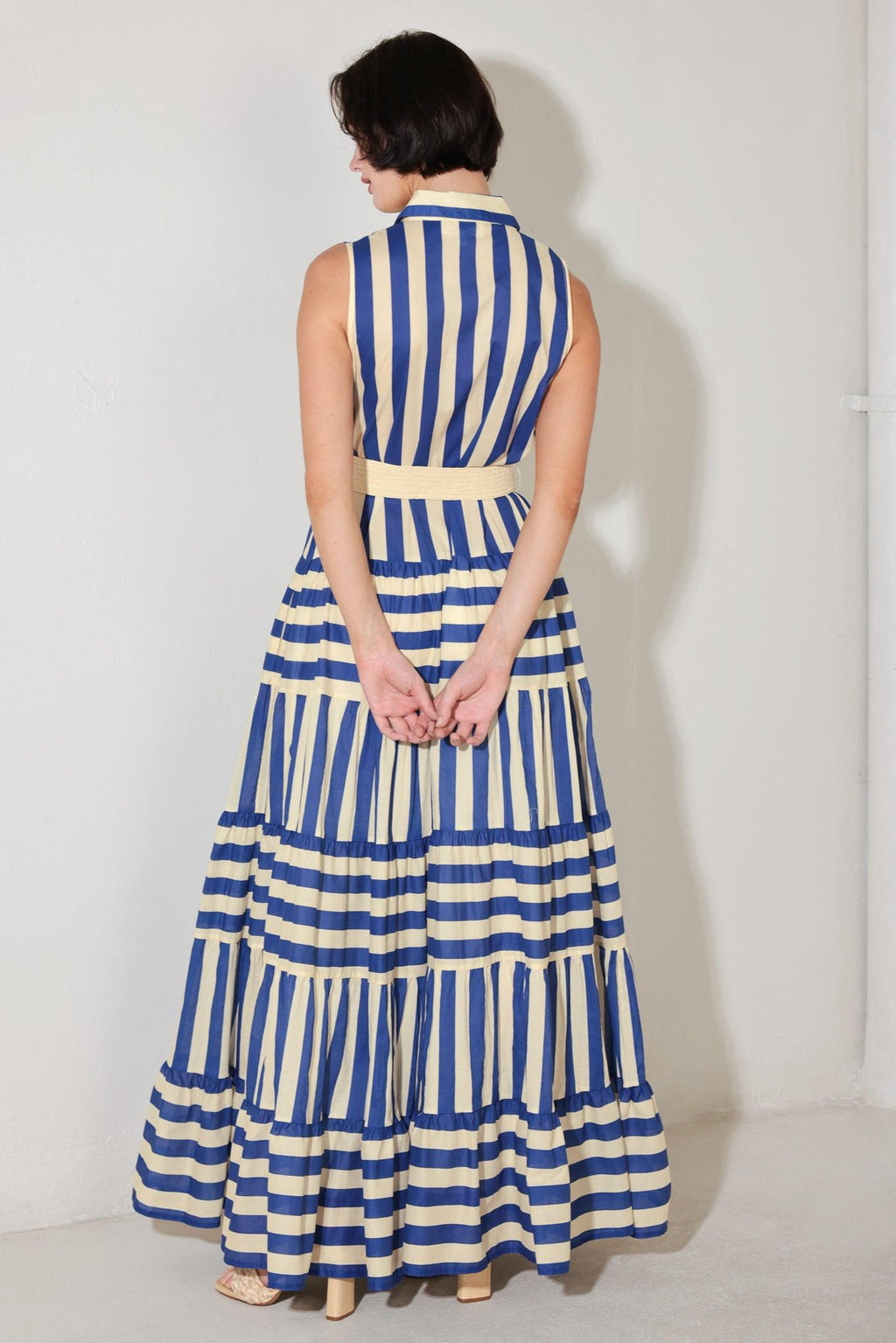 Sunset Boardwalk Stripe Maxi Dress
