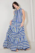 Sunset Boardwalk Stripe Maxi Dress