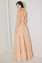 DOTTED DREAM WOVEN MAXI DRESS