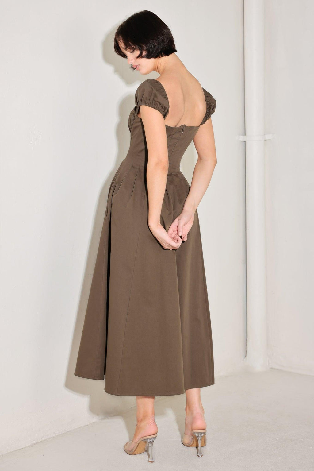 Mocha Muse Moment Midi Dress