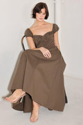 Mocha Muse Moment Midi Dress