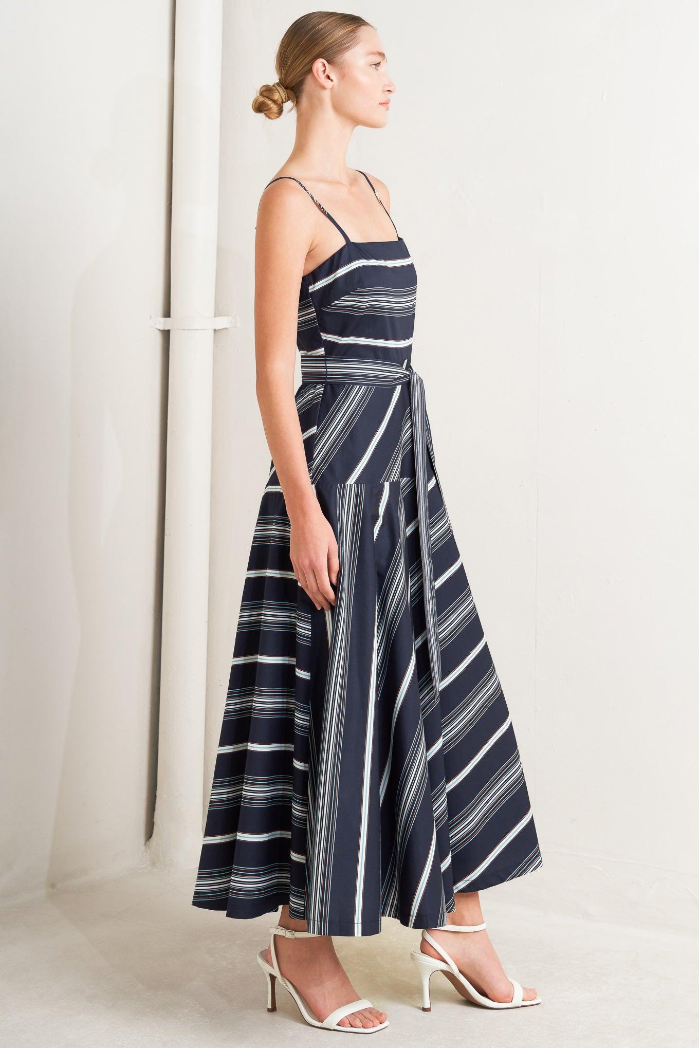 Sweet Escape Stripe Midi Dress