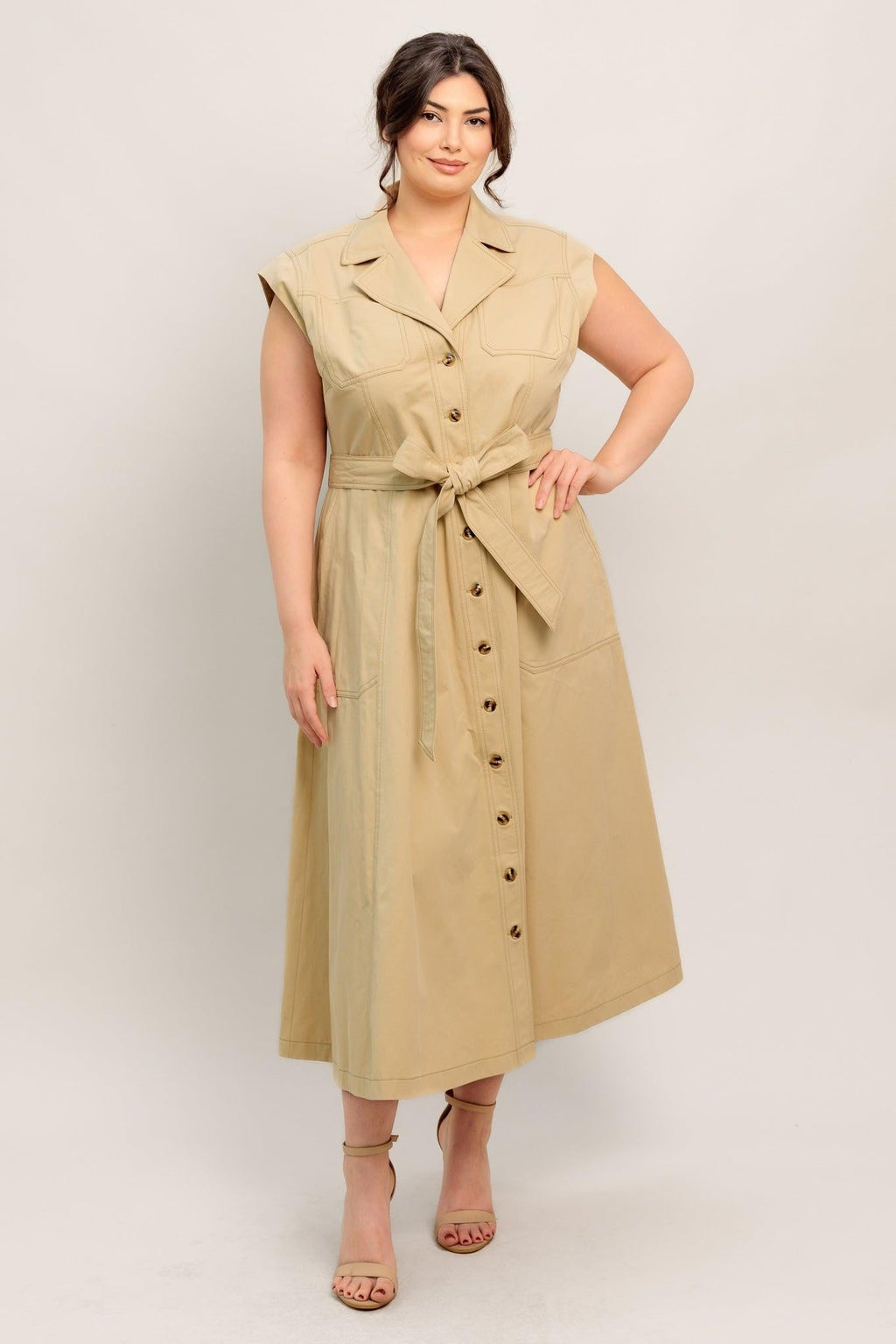 Natural Instinct Midi Dress