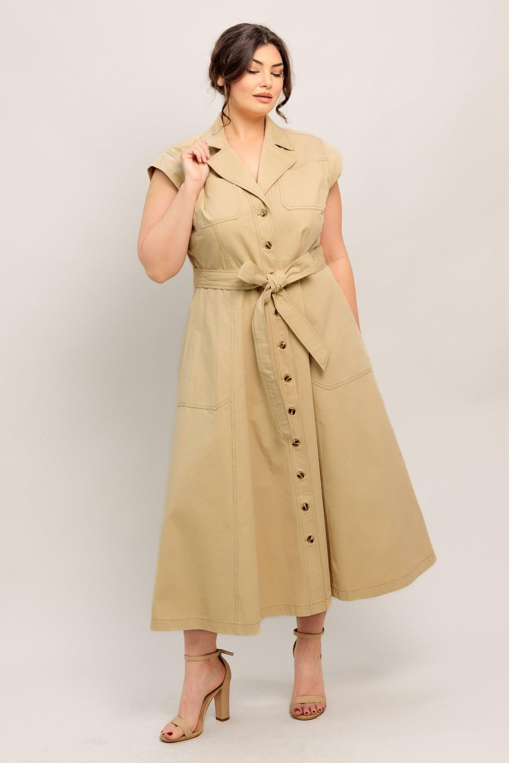 Natural Instinct Midi Dress