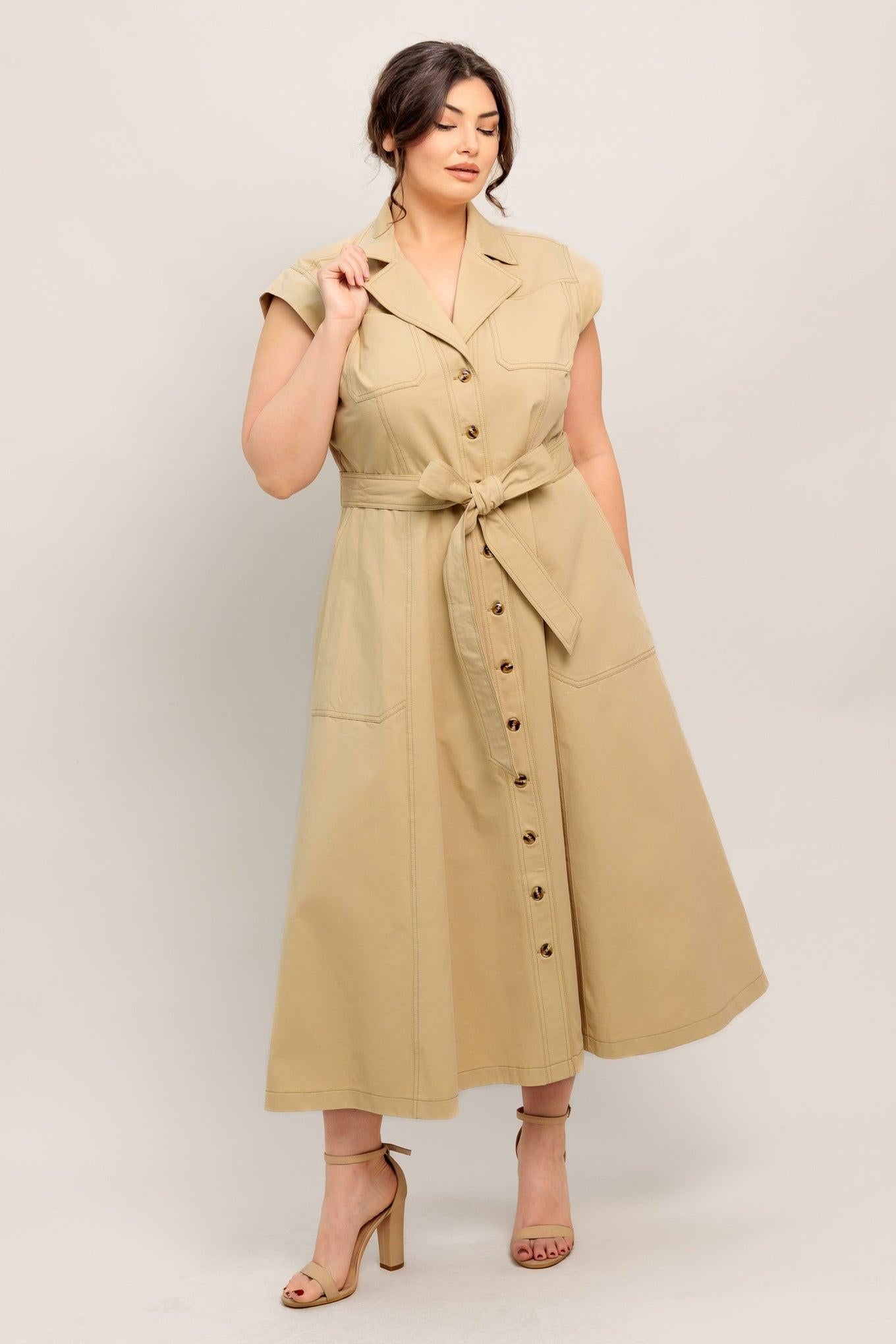 Natural Instinct Midi Dress