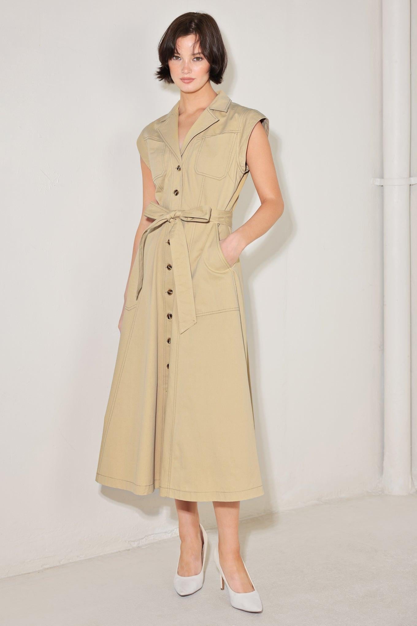Natural Instinct Midi Dress
