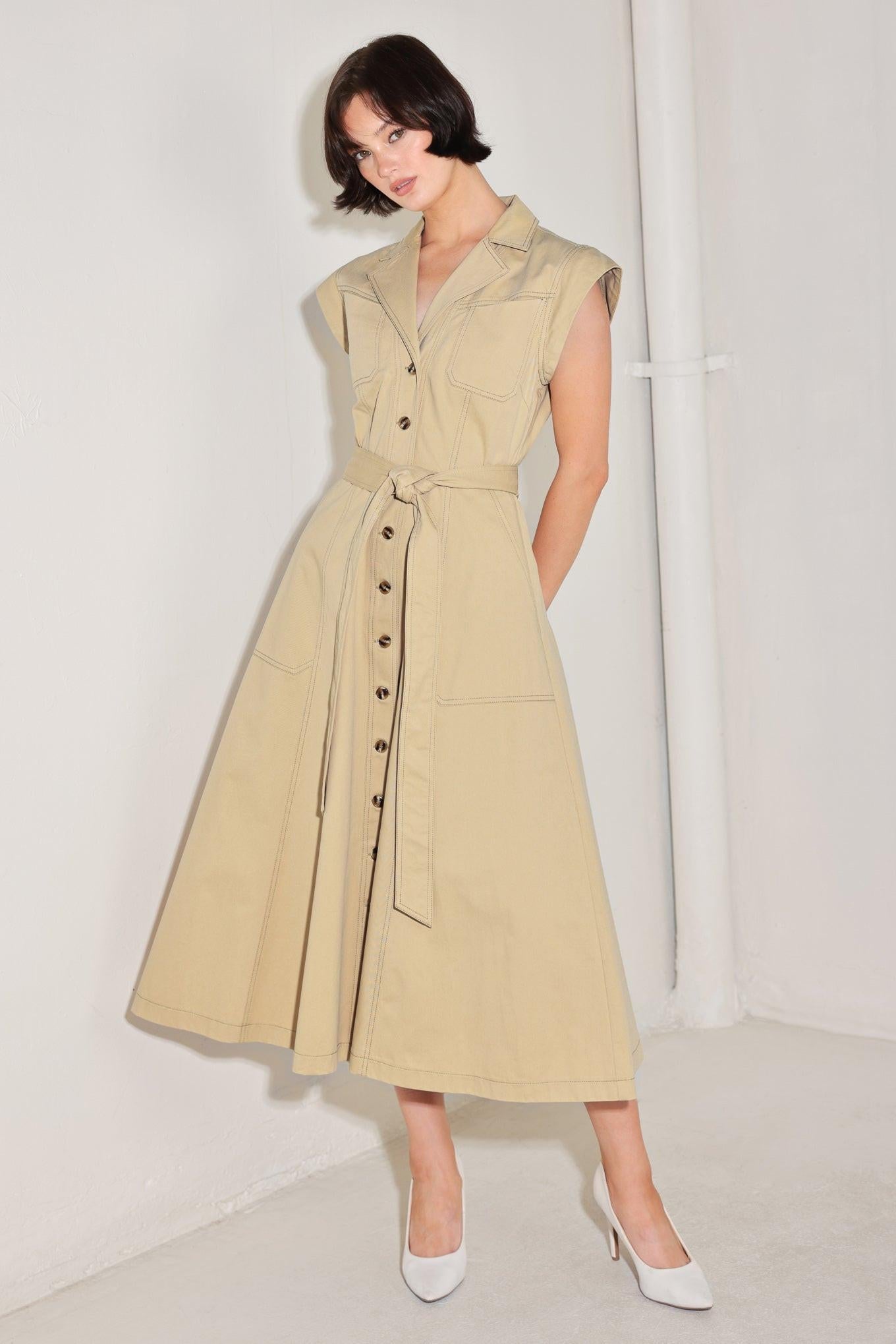 Natural Instinct Midi Dress