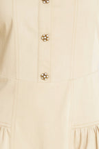 UNDERSTATED ICON WOVEN MIDI DRESS