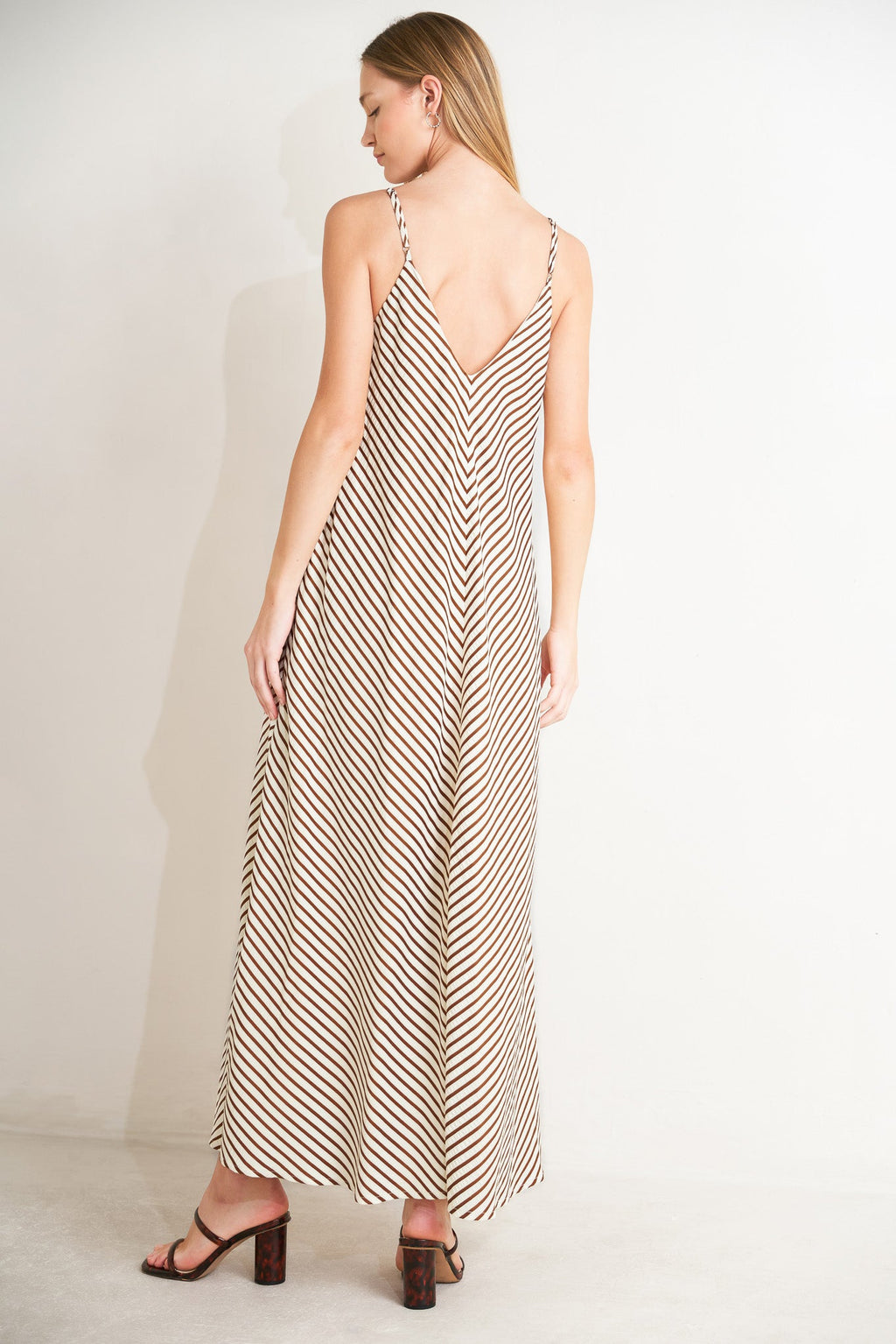 SEASIDE SILHOUETTE WOVEN MIDI DRESS