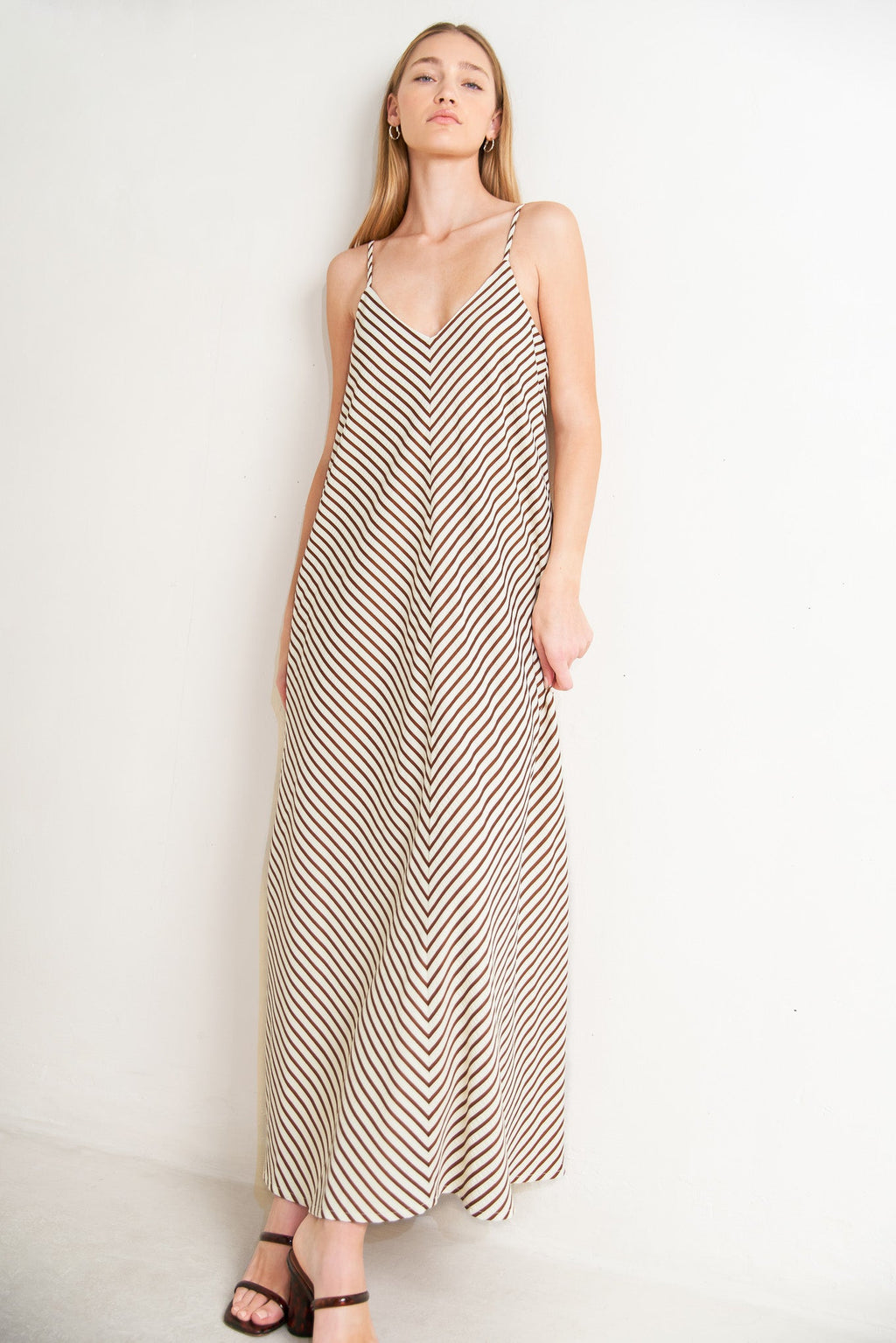 SEASIDE SILHOUETTE WOVEN MIDI DRESS