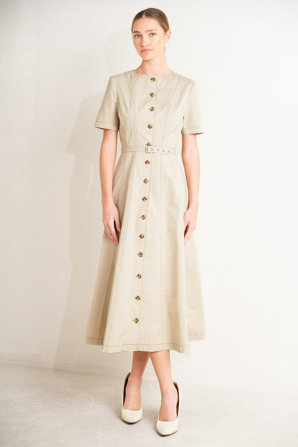 Command the Room Midi Dress