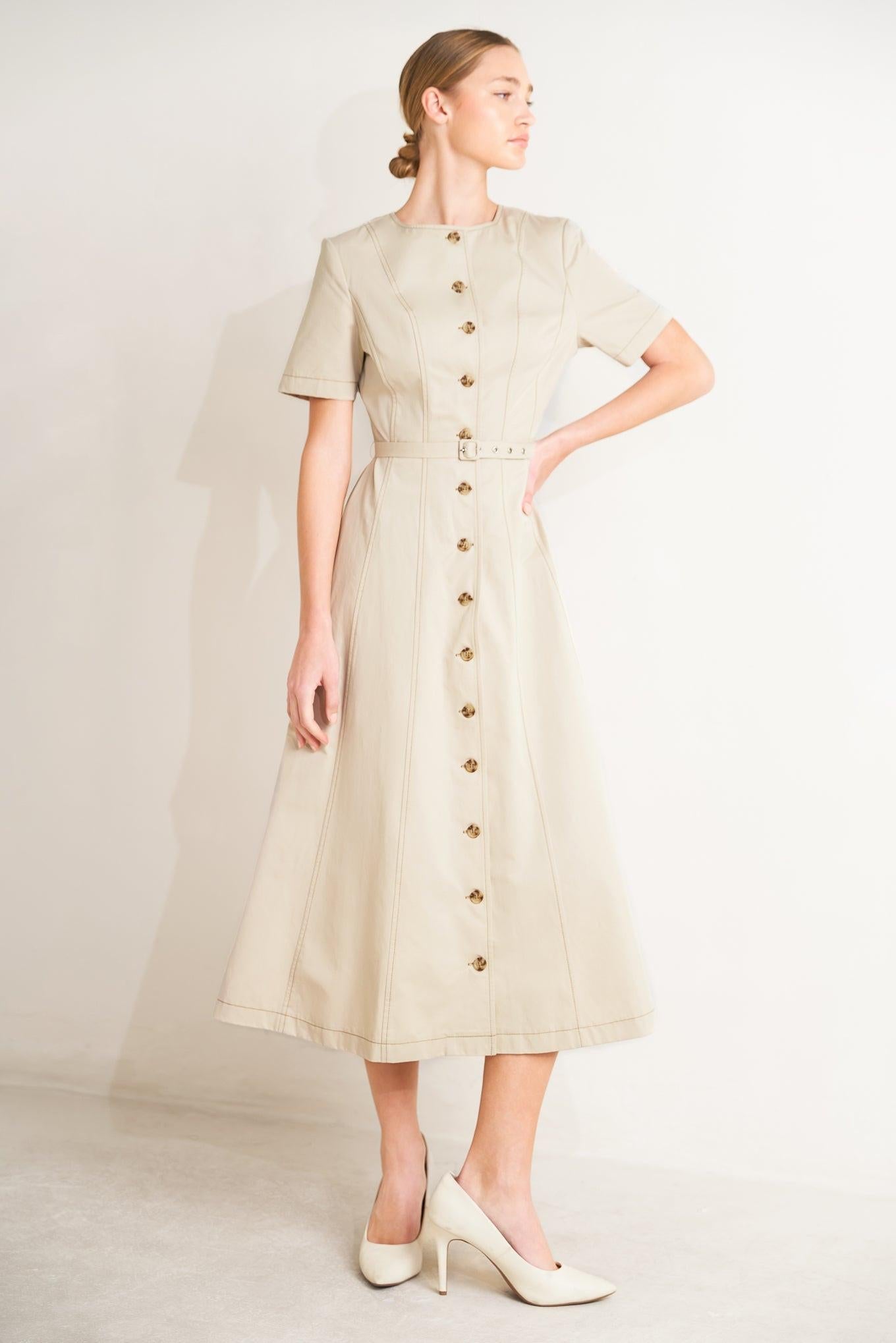 Command the Room Midi Dress