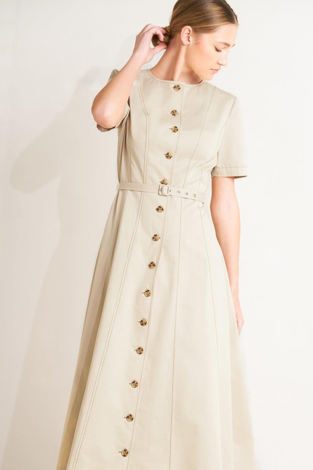 Command the Room Midi Dress