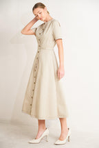 Command the Room Midi Dress