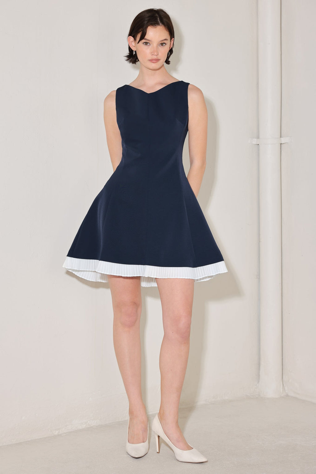 SWEET ESCAPE WOVEN MINI DRESS