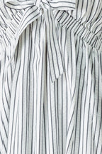 WHISPER STRIPE WOVEN MIDI DRESS