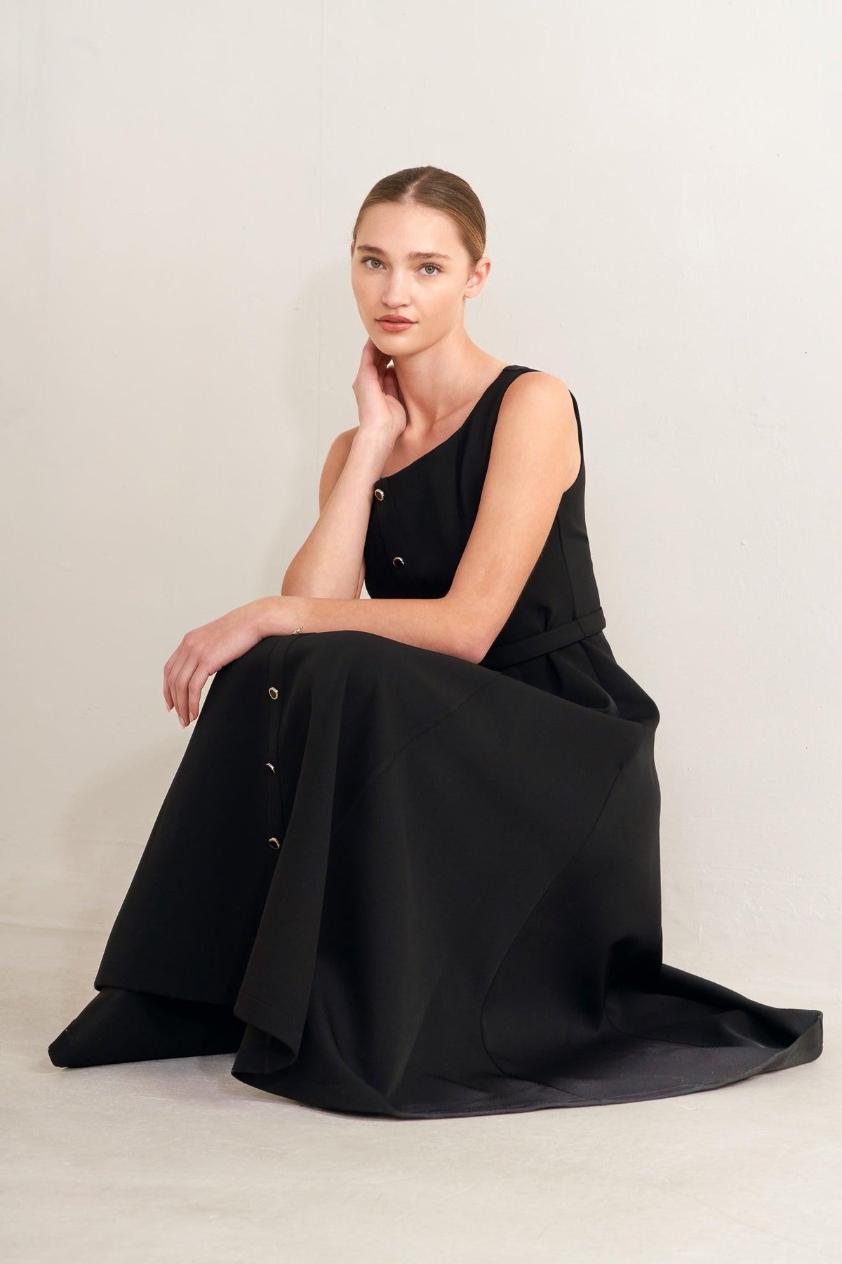 Paris After Dark Midi Dress