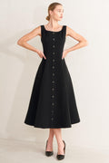Paris After Dark Midi Dress