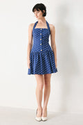 DOTS & DREAMS WOVEN MINI DRESS