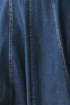Western Charm Denim Midi Dress