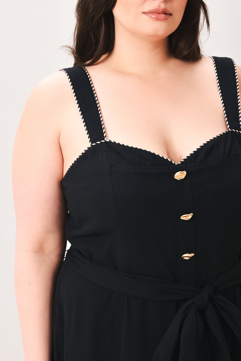 Lovely Noir Midi Dress