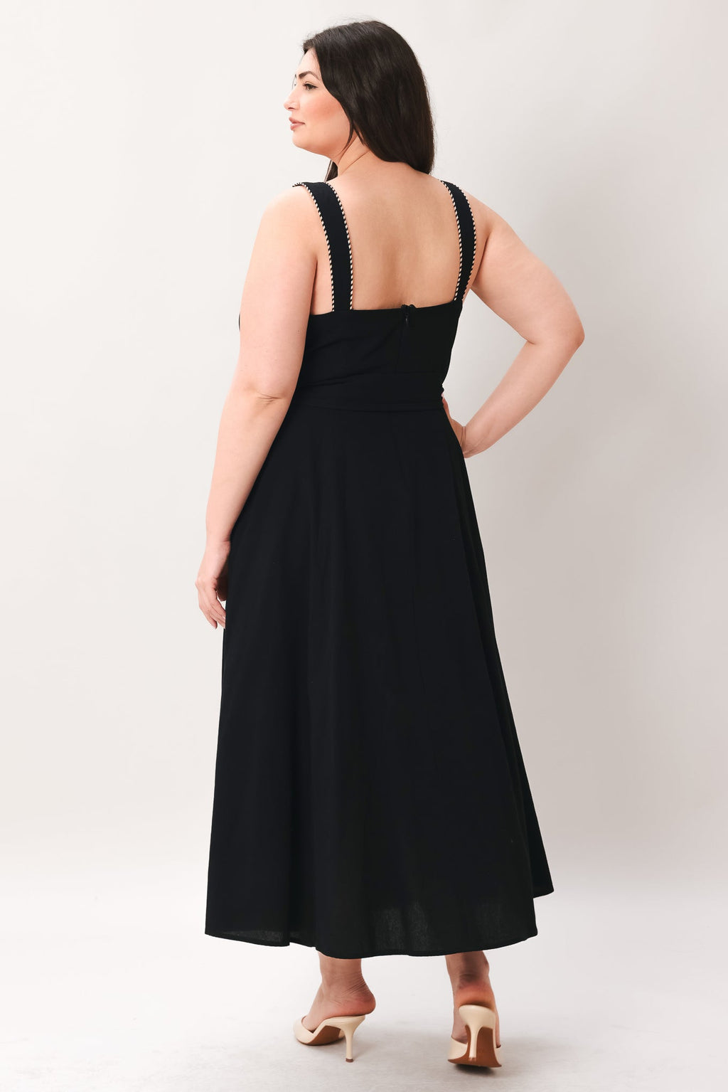 Lovely Noir Midi Dress