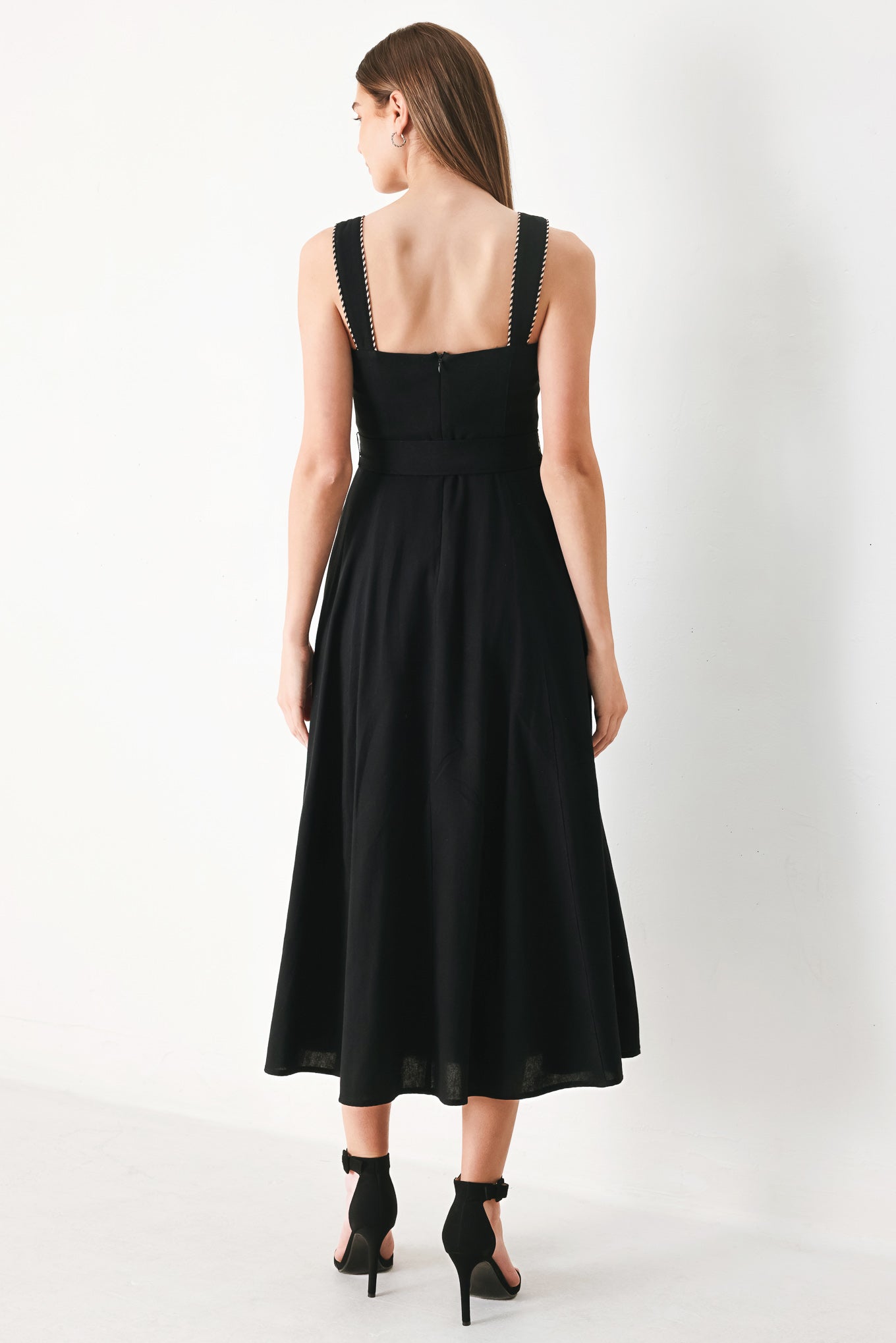 Lovely Noir Midi Dress