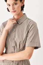 Park Avenue Woven Mini Dress