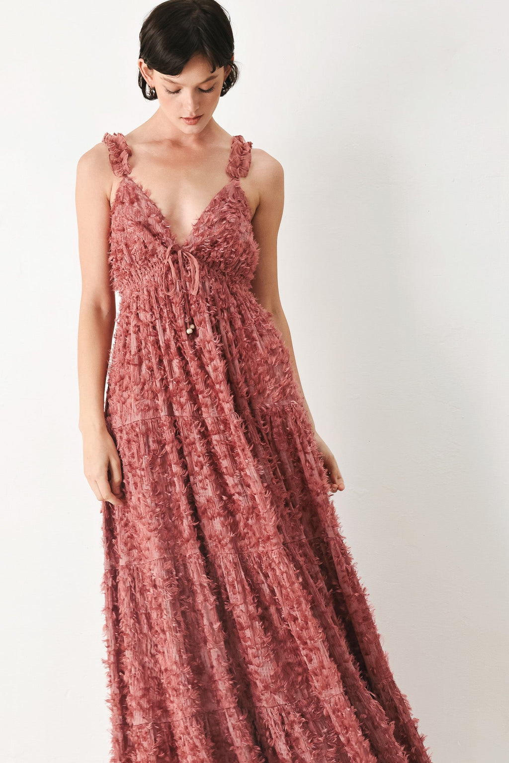 Twilight Rosette Maxi Dress