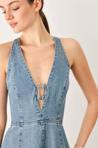 Sunday Muse Denim Midi Dress