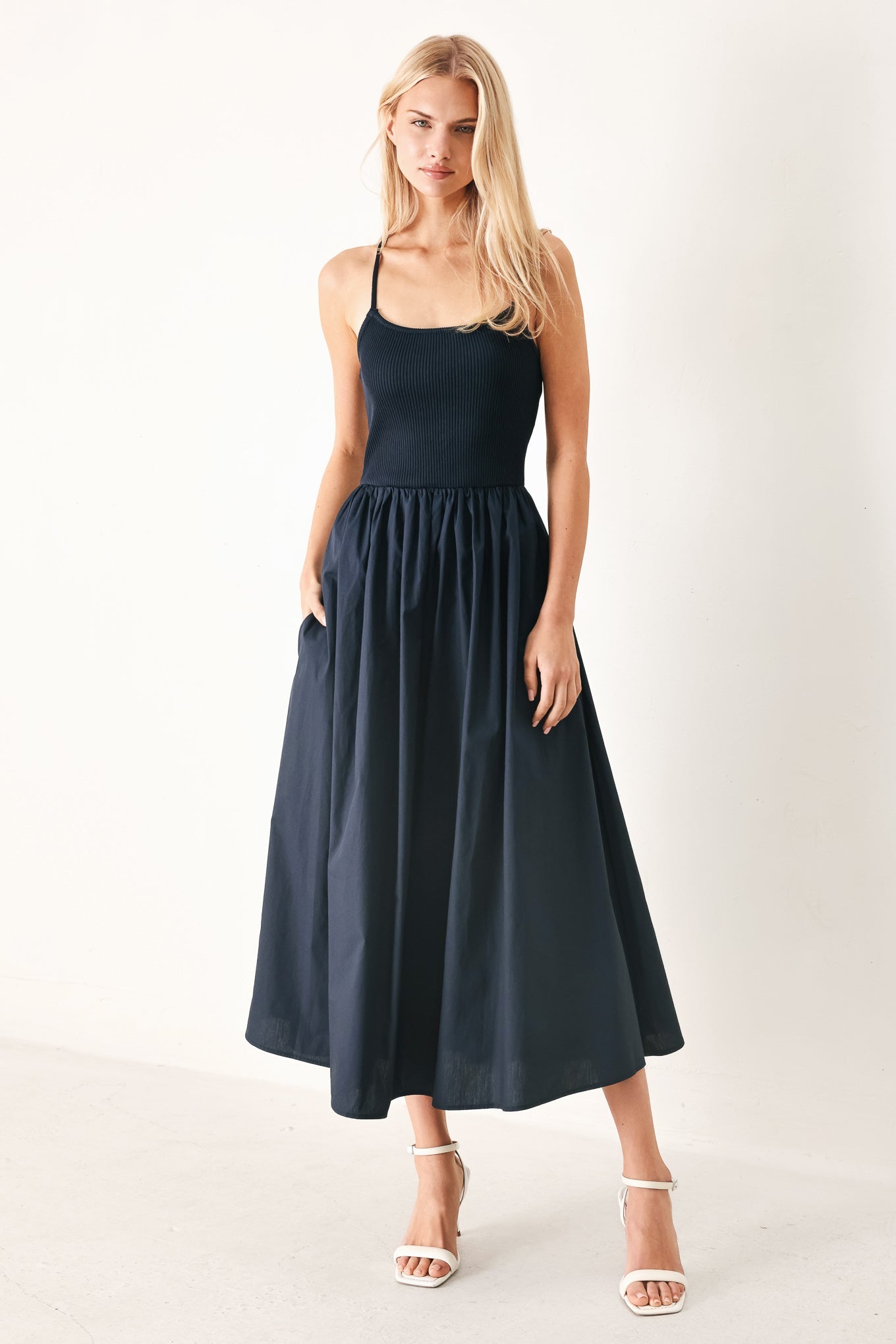 bare back midi dress Backless midi dress | RC15542