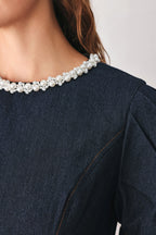 Sweet Indigo Denim Mini Dress