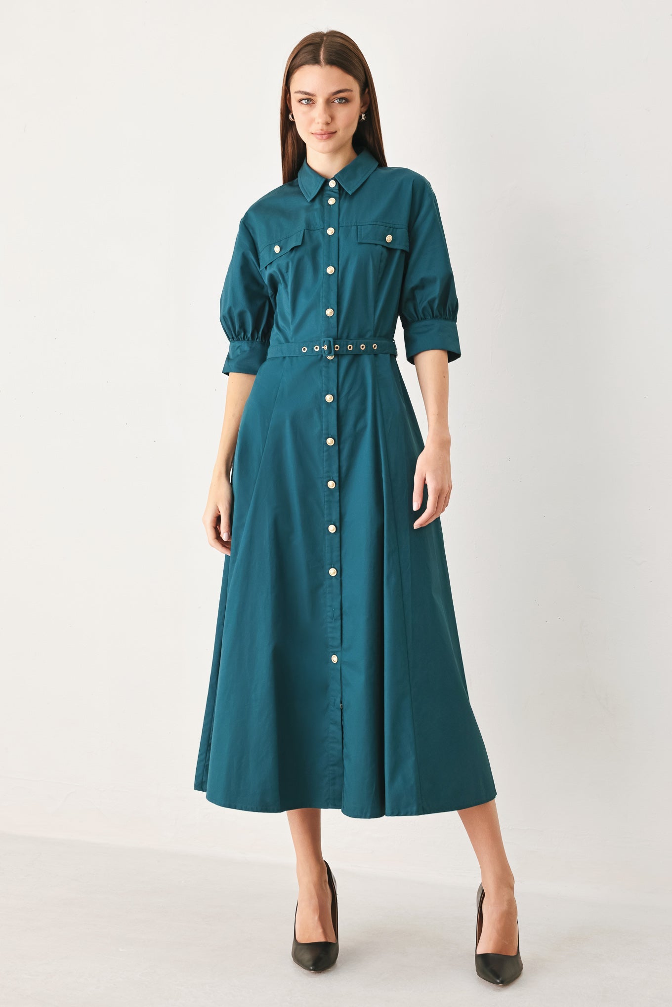 Everyday Tailored Midi Dress
