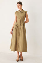 Mocha Muse Midi Dress
