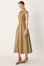 Mocha Muse Midi Dress
