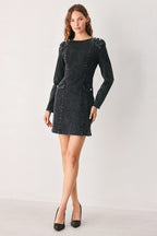 Onyx Acid-Wash Denim Mini Dress