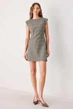 Academy Chic Plaid Mini Dress