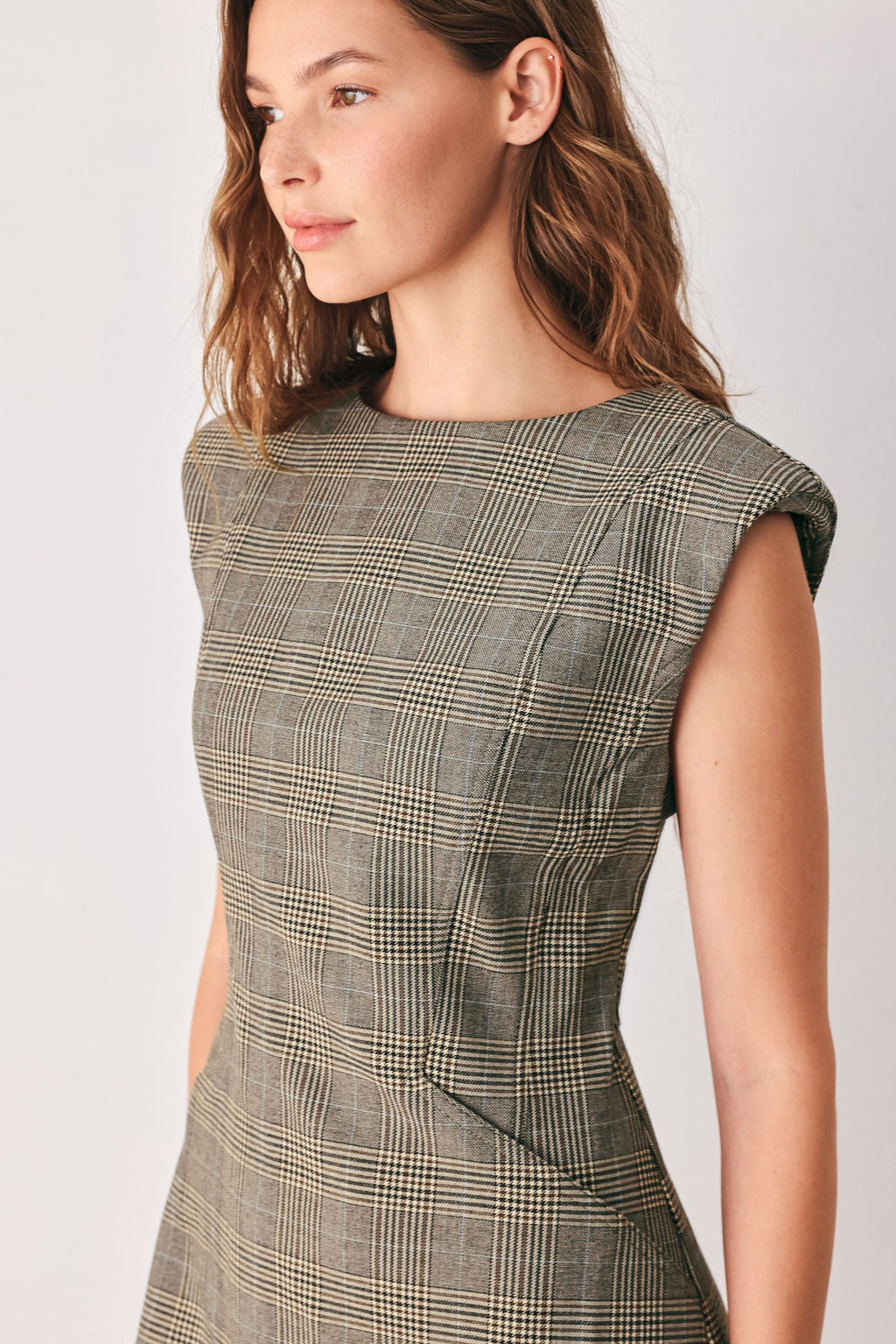 Academy Chic Plaid Mini Dress