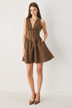 Walnut Romance Mini Dress