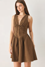 Walnut Romance Mini Dress