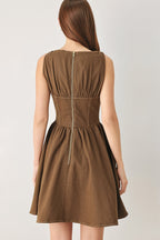 Walnut Romance Mini Dress