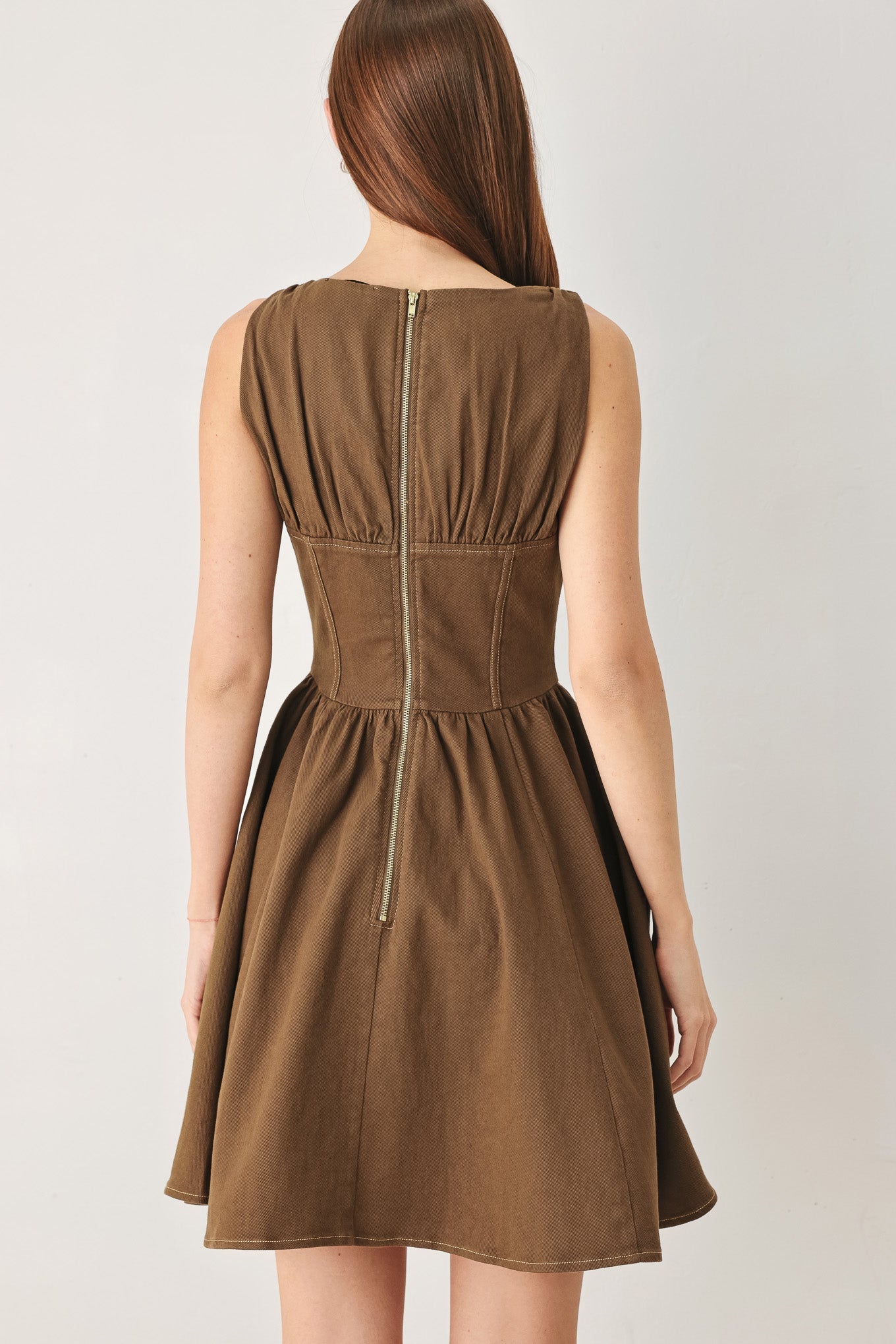 Walnut Romance Mini Dress