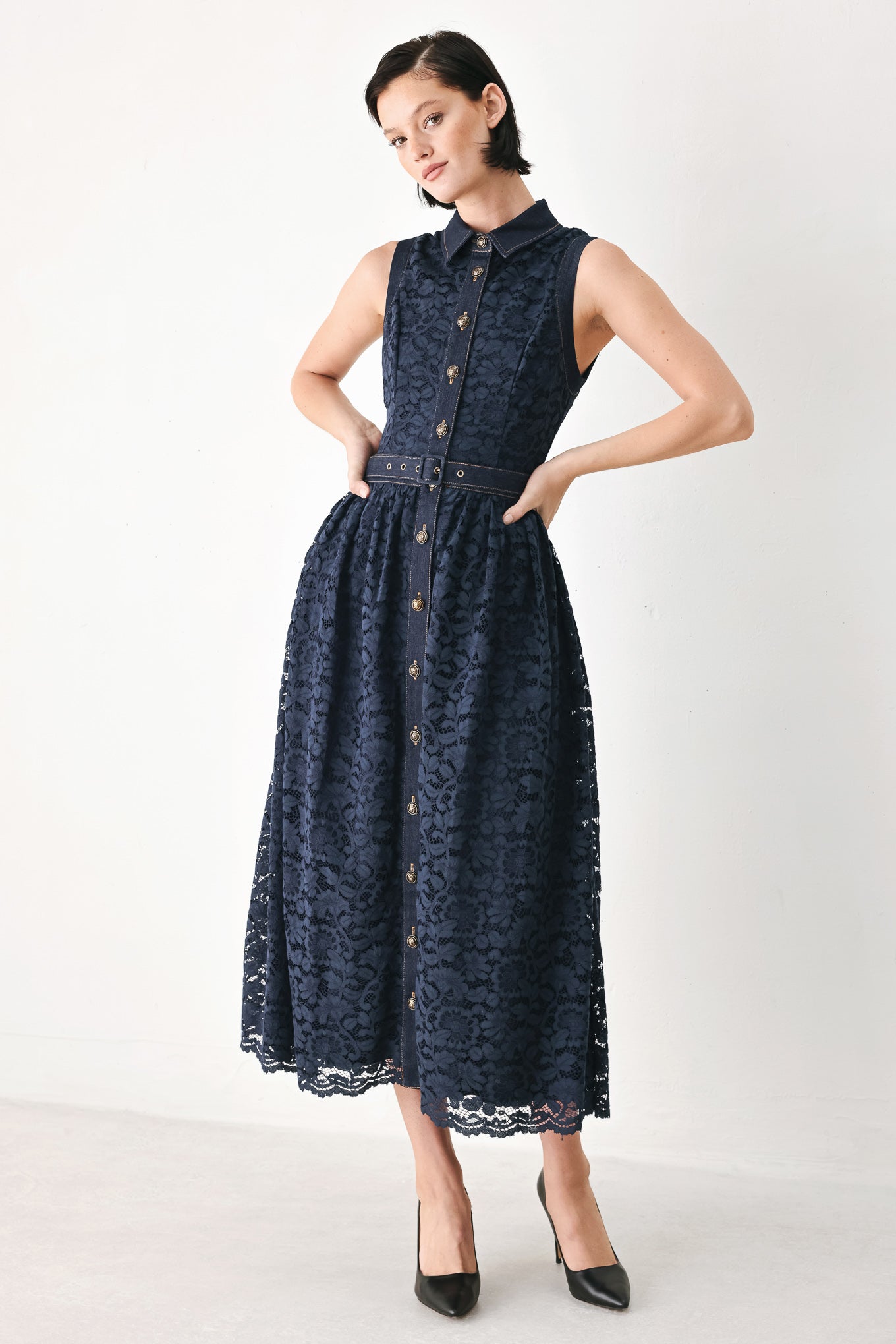 Evening Lace Chapter Midi Dress