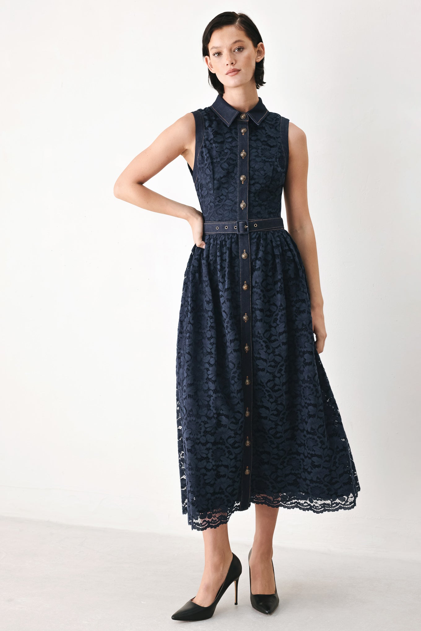 Evening Lace Chapter Midi Dress