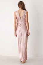 Rose Sculpt Corset Tulip-Skirt Maxi Dress