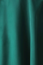 Emerald Elegance Green One-Shoulder Belted Midi Dress